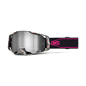 100-PERCENT Armega Goggle Sarcelle Mirror Silver