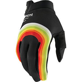 100-PERCENT Itrack Gloves Rewind Black Sm
