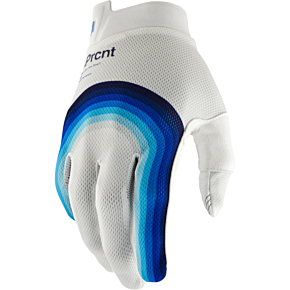 100-PERCENT Itrack Gloves Rewind White Sm