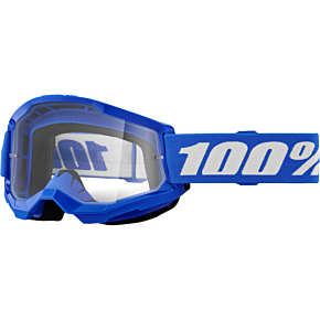 100-PERCENT Strata 2 Goggle Blue Clear Lens