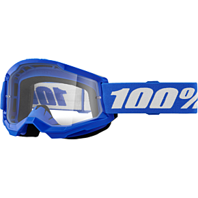 100-PERCENT Strata 2 Junior Goggle Blue Clear Lens