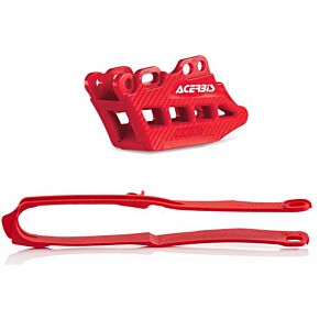 Acerbis Chain Guide Slider Kit Red