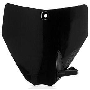 ACERBIS Front Number Plate Black