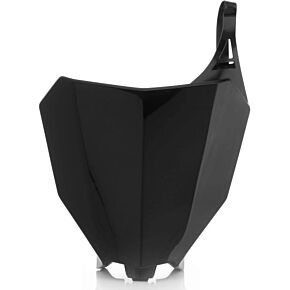 Acerbis Front Number Plate Black