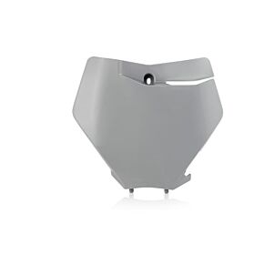 Acerbis Front Number Plate Grey