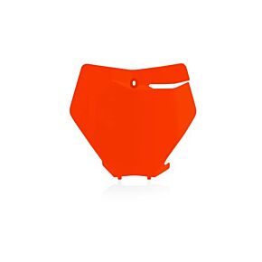 Acerbis Front Number Plate Orange