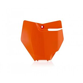 Acerbis Front Number Plate Orange