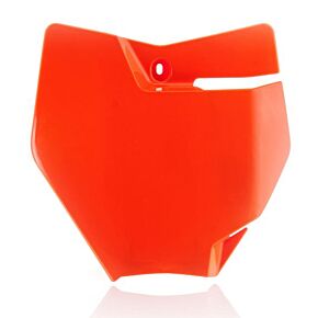 Acerbis Front Number Plate Orange