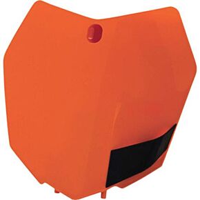 Acerbis Front Number Plate Orange