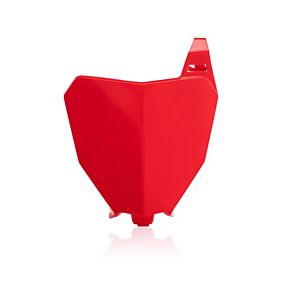 Acerbis Front Number Plate Red