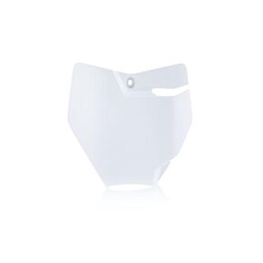 Acerbis Front Number Plate White