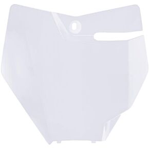 Acerbis Front Number Plate White