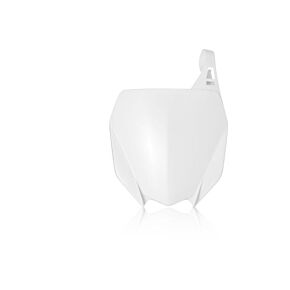 Acerbis Front Number Plate White