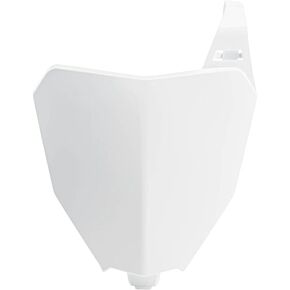 Acerbis Front Number Plate White