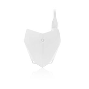 Acerbis Front Number Plate White