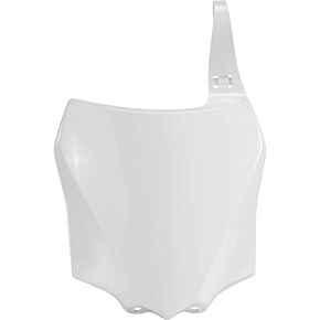 Acerbis Front Number Plate White