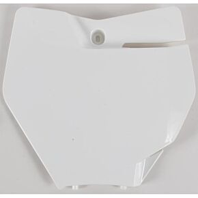 Acerbis Front Number Plate White