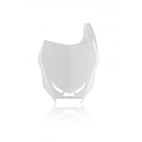 Acerbis Front Number Plate White