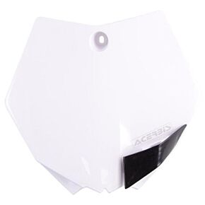 Acerbis Front Number Plate White