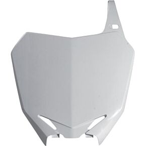 Acerbis Front Number Plate White