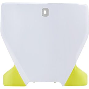 Acerbis Front Number Plate White/yellow
