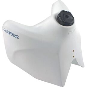 Acerbis Fuel Tank 5.8 Gal Whit W/black Cap