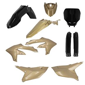 Acerbis Full Plastic Kit Black/gold Yam