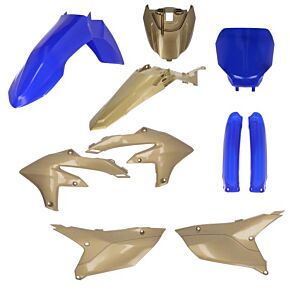 ACERBIS Full Plastic Kit Blue/gold Yam