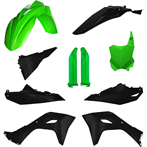 Acerbis Full Plastic Kit Kaw Green/black