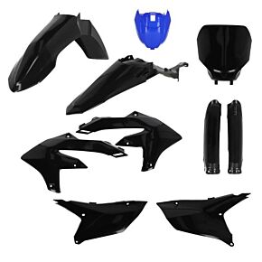 Acerbis Full Plastic Kit Monster Black/blue Yam