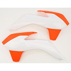 Acerbis Radiator Shroud Orange/white