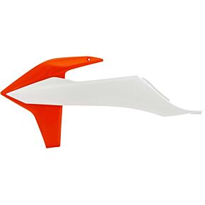 Acerbis Radiator Shroud White/orange