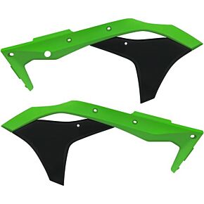 Acerbis Radiator Shrouds Green/black