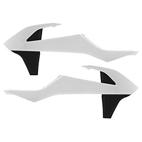 Acerbis Radiator Shrouds White/black