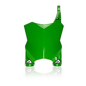 Acerbis Raptor Front Number Plate Green Kaw
