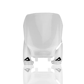Acerbis Raptor Front Number Plate White Yam
