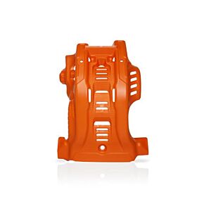 Acerbis Skid Plate Orange/white