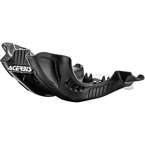 Acerbis Skid Plate W/linkage Guard Black/white