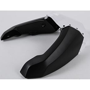 Acerbis Upper Radiator Shroud White/black