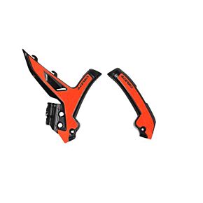 Acerbis X-grip Frame Guard Ktm Black/orange