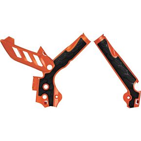 Acerbis X-grip Frame Guard Orange/black