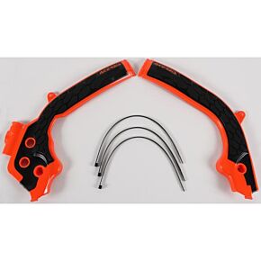 Acerbis X-grip Frame Guard Orange/black