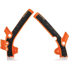 Acerbis X-grip Frame Guard Orange/black