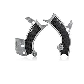 Acerbis X-grip Frame Guard Silver/black