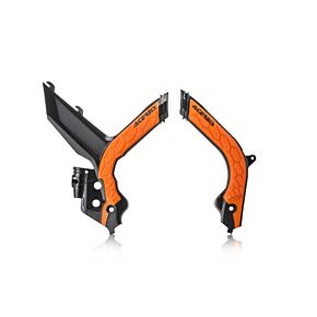 Acerbis X-grip Frame Guards Black/orange