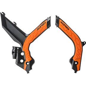 Acerbis X-grip Frame Guards Black/orange