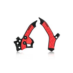 Acerbis X-grip Frame Guards Black/red