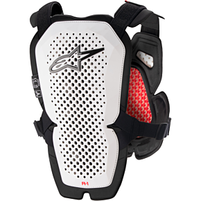 ALPINESTARS A-1 Chest Protector White/black/red Md/lg