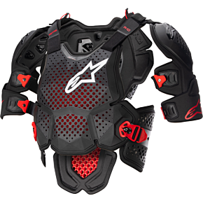 ALPINESTARS A-10 V2 Full Chest Protector Anthracite/black/red Xs/sm