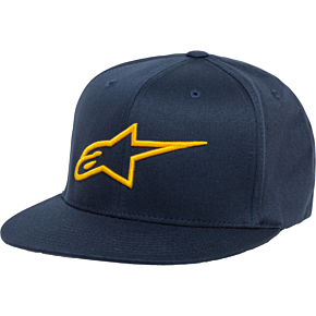 ALPINESTARS Ageless Flat Hat Navy/gold Lg/xl